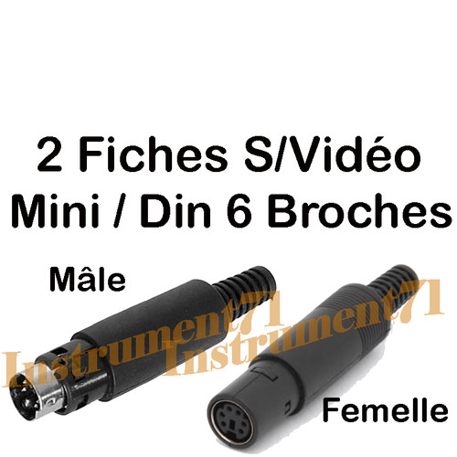 Fiches mini din - din, broches
