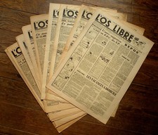 L'OS LIBRE journal humoristique  18 Numéros Année 1946 Pierre Dac vieux journaux