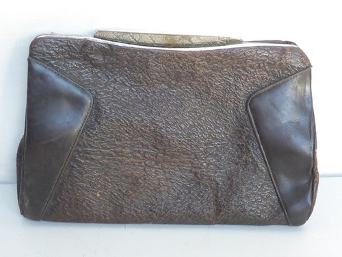 Ancienne petite sac cuir - ancienne,