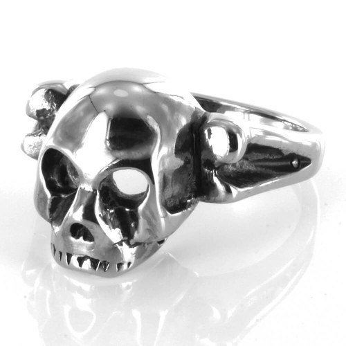Bague acier classic ghost - acier,