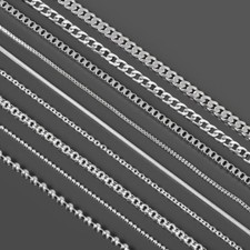 40-80cm Inox Collier Chaîne