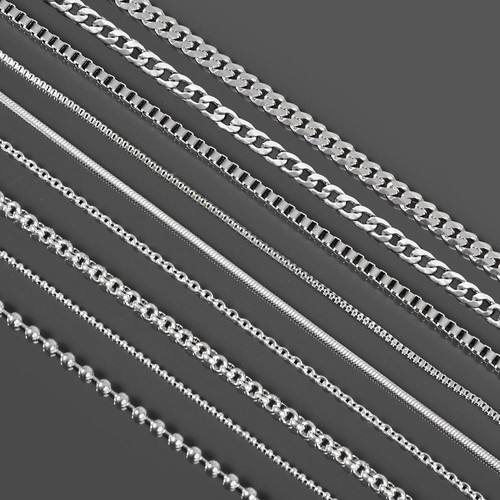 80cm collier chaîne en - 40-80cm,