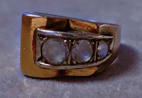 Ancienne art déco bague tank - ancienne,