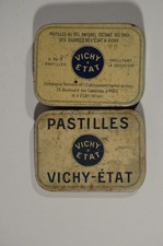 Boîte ancienne en métal de