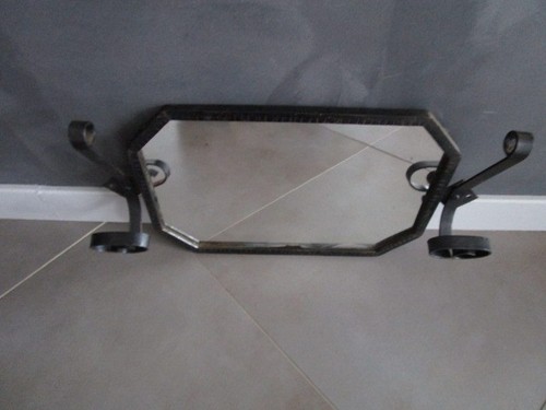 Miroir porte manteau - , art