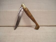 Petit Couteau Ancien  NONTRON Marqué PETIT