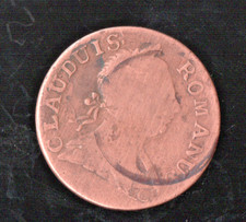 piece tres ancienne Great Britain UK Half penny 1771  Claudius Romanus rare