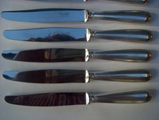 6 COUTEAUX A DESSERT FROMAGE CHRISTOFLE