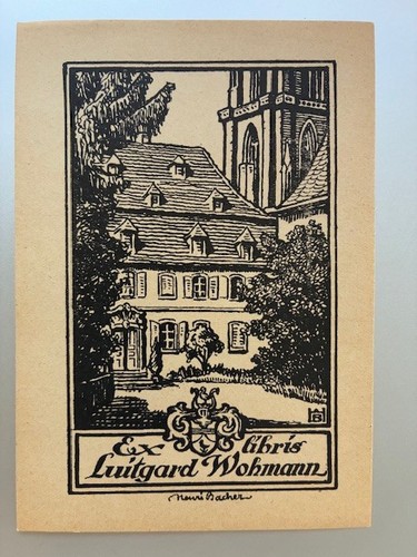 Libris alsace henri bacher - ex-libris,