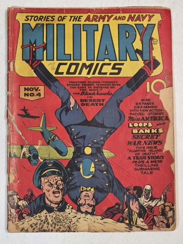 Military comics 1st - #4, f