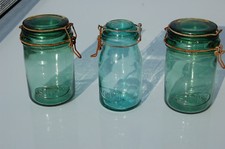 Ancien et rare  bocal bouteille à conserves  SOLIDEX & SOLIDOR 1L  & 3/4 Litre