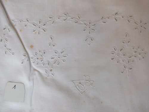 chemise ancienne brodee