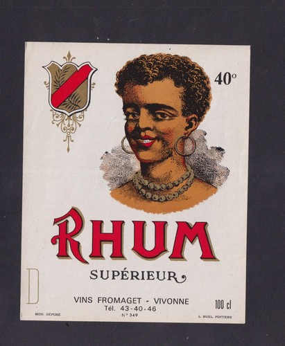 Ancienne étiquette alcool - étiquette,