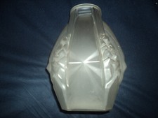 ANCIEN    VASE   VERRE       ART   DECO  SIGNE MULLER FRERES   LUNEVILLE