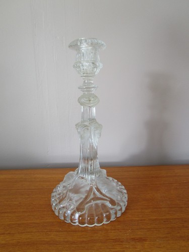 Bougeoir verre presse moule - bougeoir,