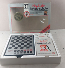 Ancien jeu d'échec électronique, apprentissage, Mephisto, en allemand, vintage