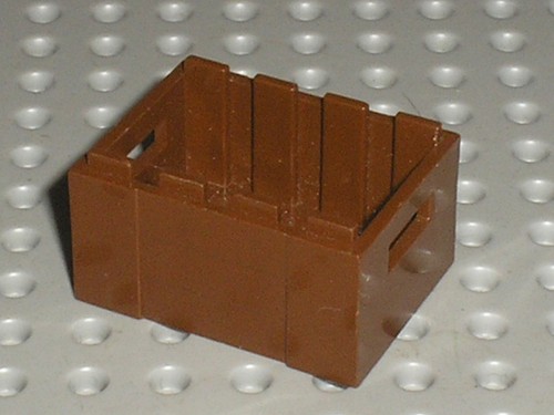 Caisse lego oldbrown container - lego,