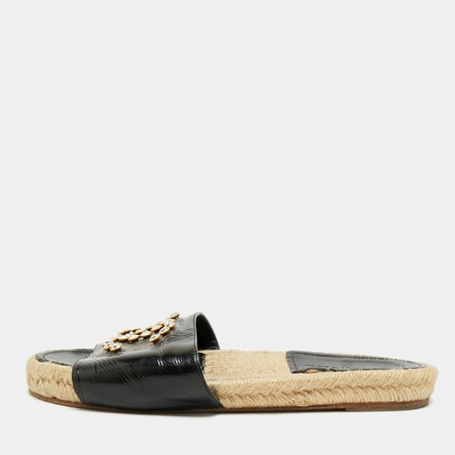 Espadrille plate chanel - plate,