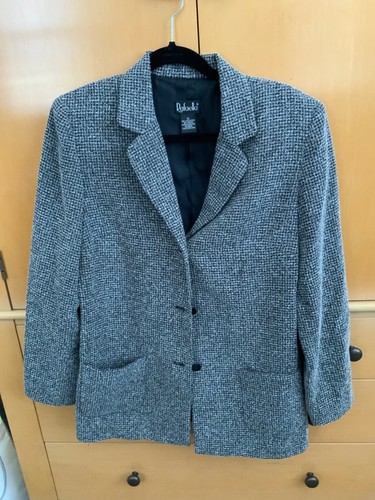 Raffaella size black tweed - 12,