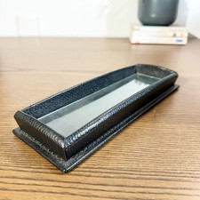 Porte-Stylo Vintage en Cuir – Le Tanneur France, Circa 1960