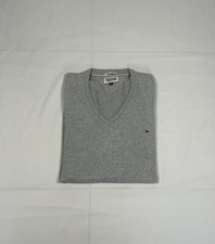 Sweat Tommy Hilfiger col en V gris taille xxl État 9/10 ✅ Très peu porté 