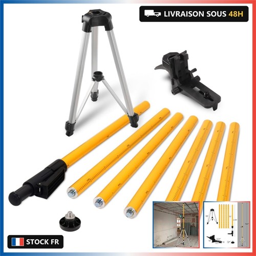 Pôle niveau laser perche - niveau, laser,