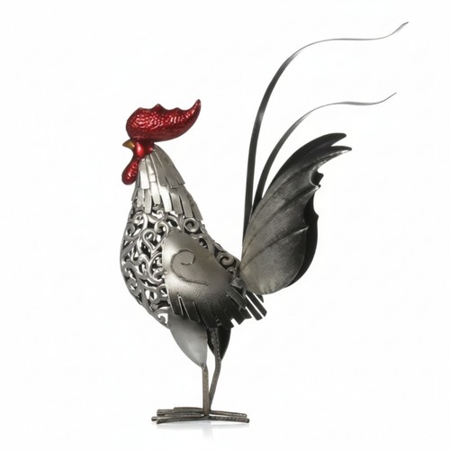 Coq métal ajouré - ajouré,