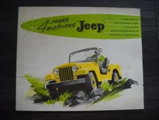 CATALOGUE/BROCHURE JEEP CJ-3B - JEEP CJ-5 - JEEP CJ-6 - WILLYS