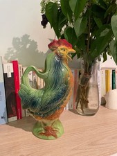 Pichet coq barbotine
