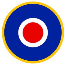 COCARDE RAF GB ROUNDEL TARGET