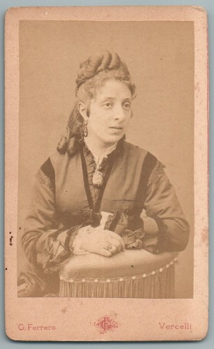 Cdv 1870 italie vercelli - 1870's,