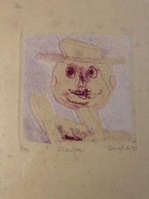 Gravure  1970 Portrait  Art