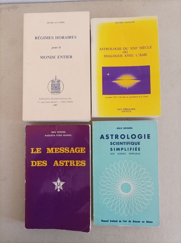 Lot livres astrologie max - x,
