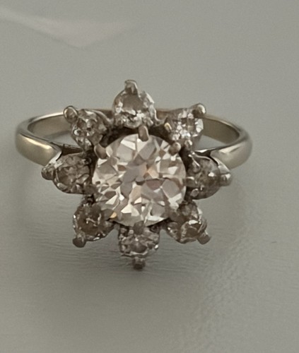 7485 bague marguerite or - 7485,