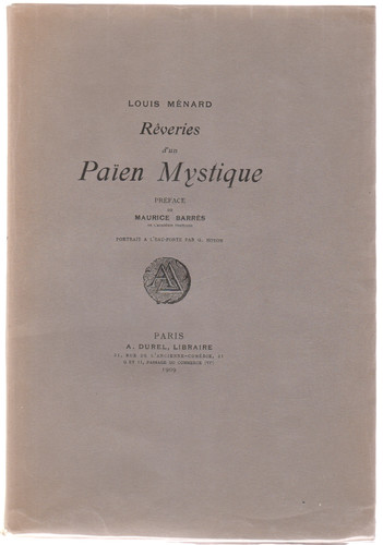 Louis ménard rêveries - ménard,