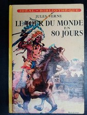 Le tour du monde en 80 jours - Jules Verne/ Idéal-Bibliothèque  1976