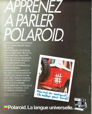 Publicité Advertising 078  1985   appareil photo Polaroid SLR 680