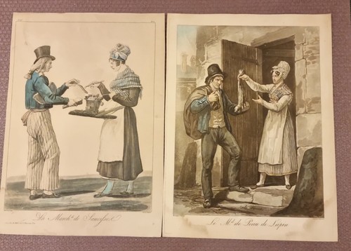 Paire gravures carle vernet - paire, de