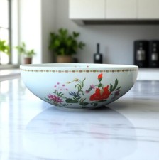 Limoges Raynaud. Saladier en porcelaine modèle Petit Panier Chinois céladon
