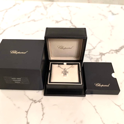 Collier croix chopard happy - collier,