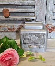 ANCIEN MOULIN A CAFE EN ALU  FER BLANC MOULUX