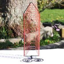 Range disque mural vintage