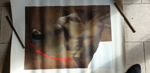 Grande lithographie art - grande,
