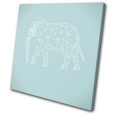 Geometric Elephant Animals