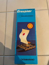 Maquette bateau bois vintage graupner catamarano