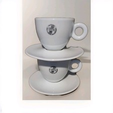 Illy art collection 2 Grandes   tasses  café Double Expresso  8cm De Ø En neuf