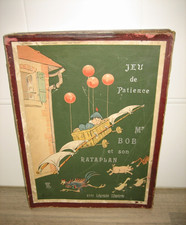Mr BOB et son RATAPLAN 6 Puzzle Ancien AVIATION signé FERNEL  début 1900
