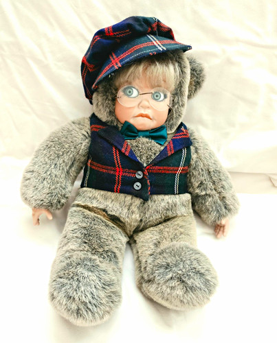Porcelain face plush body - porcelain,