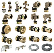 VIEGA Raxofix T-Élément De Transition Coude Raccordement Manchon Tuyau Fittings