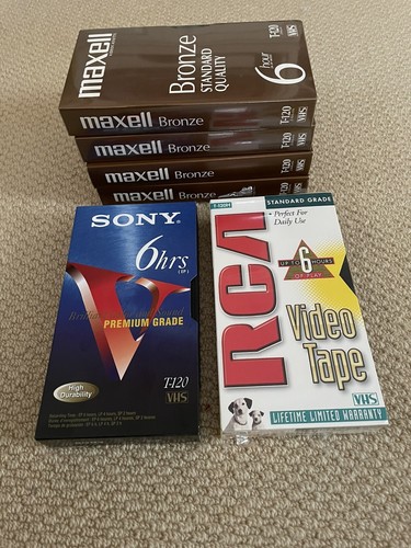 Lot blank vhs tapes - 6,
